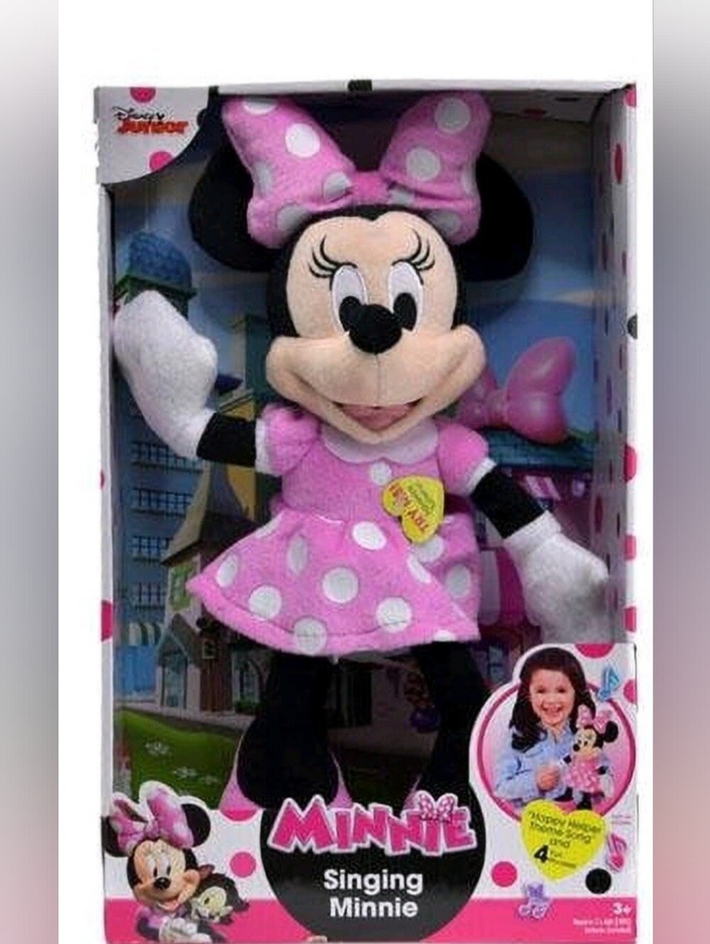 Disney Junior Minnie Mouse Happy Helpers 12" Singing Plush Toy